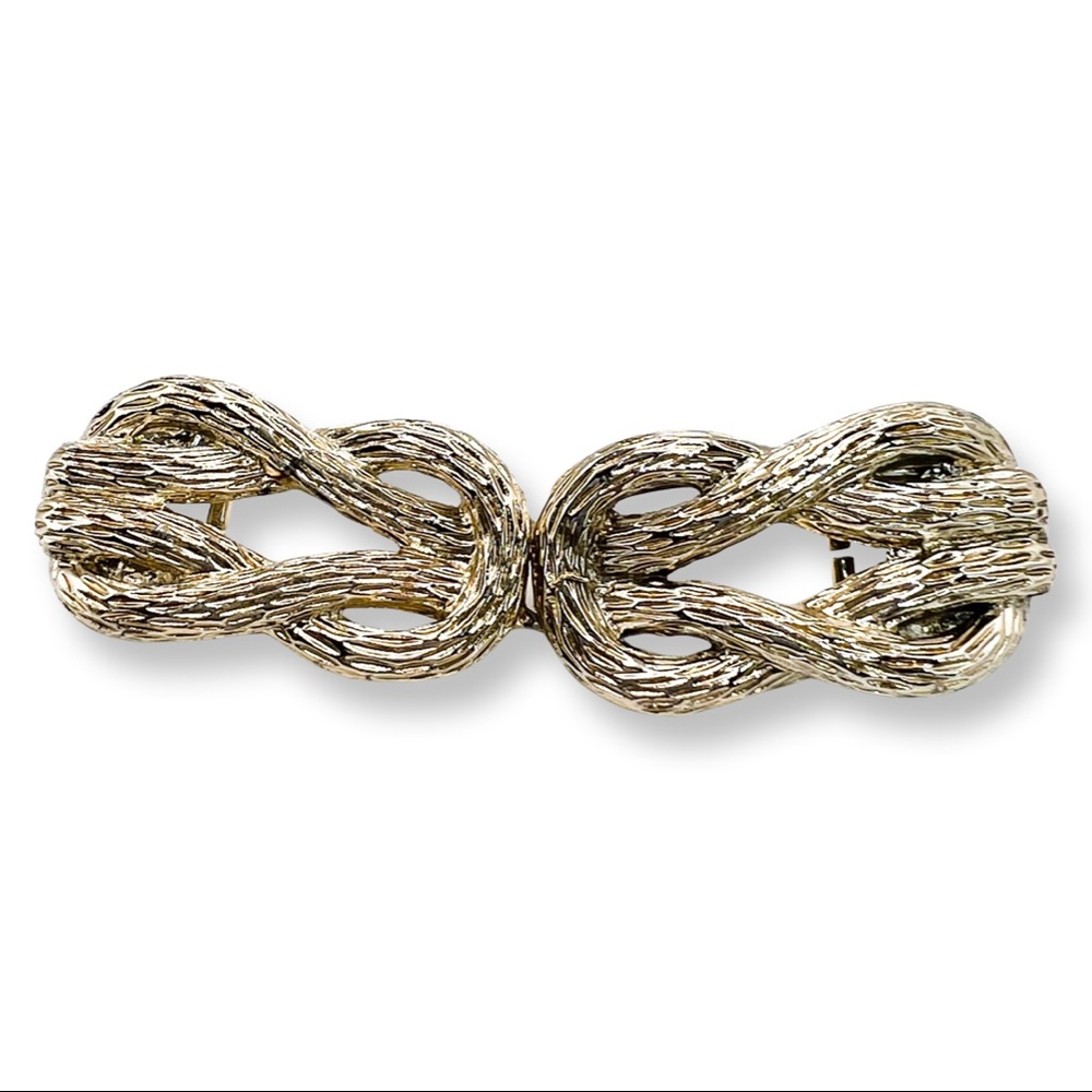 Vintage Silver Braided Belt Buckle 1970’s-80’s